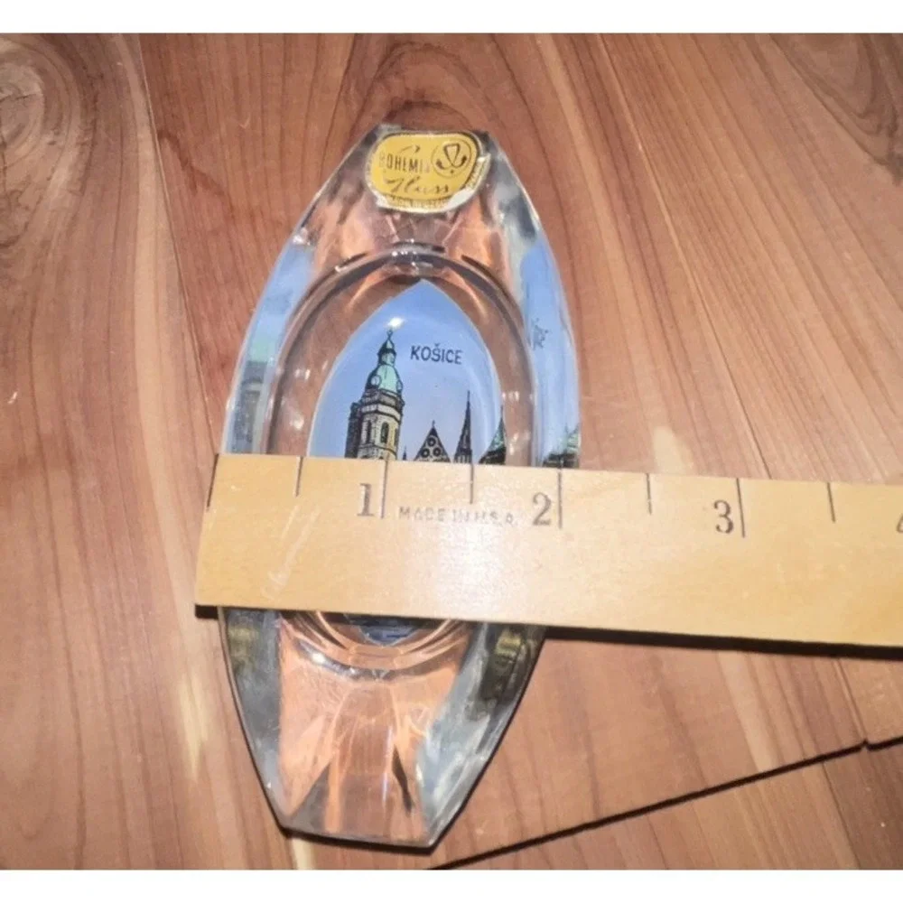 Czech Republic Paperweight Bohemia Crystal